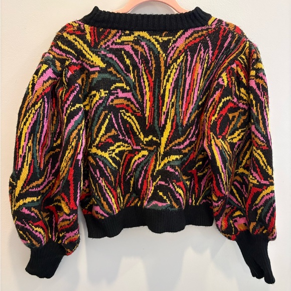 Farm Rio Shiny Zebra Sweater - Picture 2 of 2